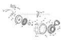 265-Su-11 Flywheel & Housing Diagram and Parts List for 2011 Troy-Bilt Snow Blower