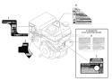 265-Su-11 Label Map Diagram and Parts List for 2011 Troy-Bilt Snow Blower