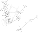 Standard 2-Way Chute Diagram and Parts List for 2012 Troy-Bilt Snow Blower