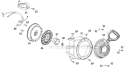 Flywheel and Blower Housing Diagram and Parts List for 2012 Troy-Bilt Snow Blower