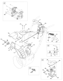 Extended Chute 2-Way & 4-Way Diagram and Parts List for 2011 Troy-Bilt