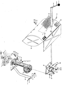 Depth Regulator And Tine Hood Assemblies Diagram and Parts List for 857037 AND UP Troy-Bilt Tiller