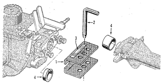 Tow Hitch Attachment Diagram and Parts List for 916107 AND UP Troy-Bilt Tiller
