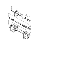 Shim/Drive Shaft Diagram and Parts List for 2001 Troy-Bilt Tiller