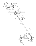 General Assembly Diagram and Parts List for 41ADT57C766 Troy-Bilt Trimmer