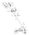 Part Location Diagram of 753-08182 Husky CUTTING HEAD ASM