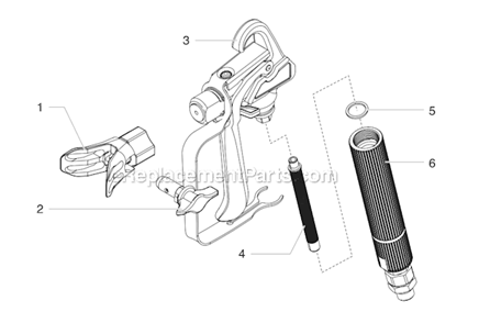 Part Location Diagram of 0501011A Wagner Guard Assembly