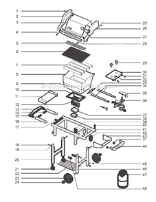 Part Location Diagram of 902 Weber Igniter