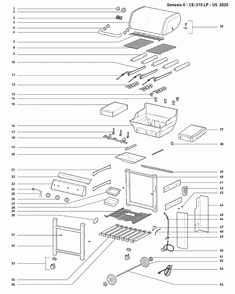 Part Location Diagram of 67445 Weber WHEEL W/INSERT GEN 19