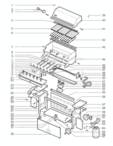 Part Location Diagram of 82569 Weber Bottom Panel