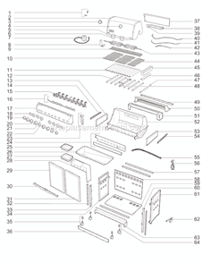Part Location Diagram of 79177 Weber Manifold Assembly