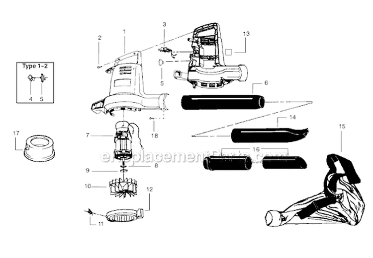 Sacco di raccolta per soffiatore Bosch (F016F05594) Garden Tidy 2300