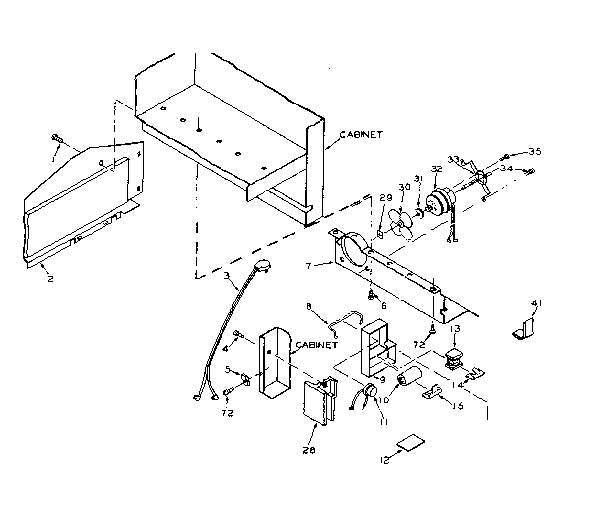 Refrigerator Unit Parts Diagram and Parts List for 106U18GIML  Kenmore Refrigerator