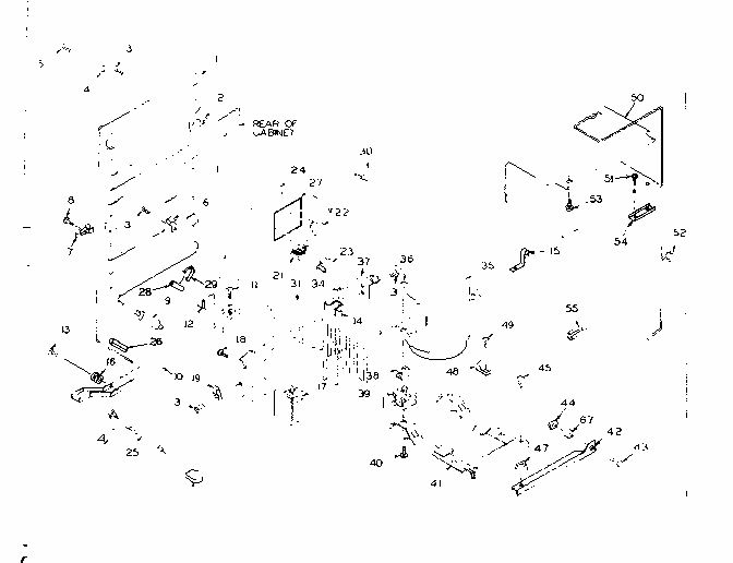 Unit Parts Diagram and Parts List for 106T11AL  Kenmore Refrigerator