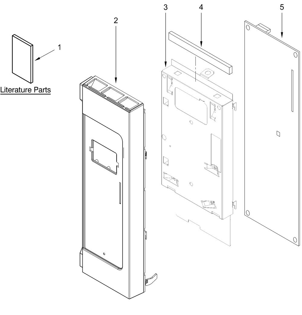 Control Panel Parts Diagram and Parts List for WMMS3130RS02-WMMS3130RB02 Whirlpool Microwave