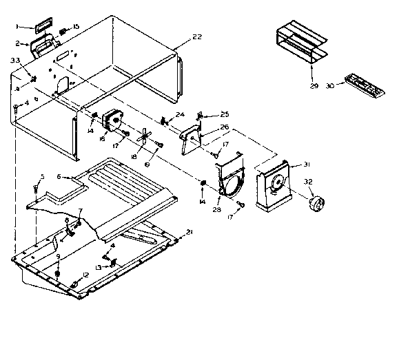 Freezer Parts Diagram and Parts List for 106W16ES  Kenmore Refrigerator