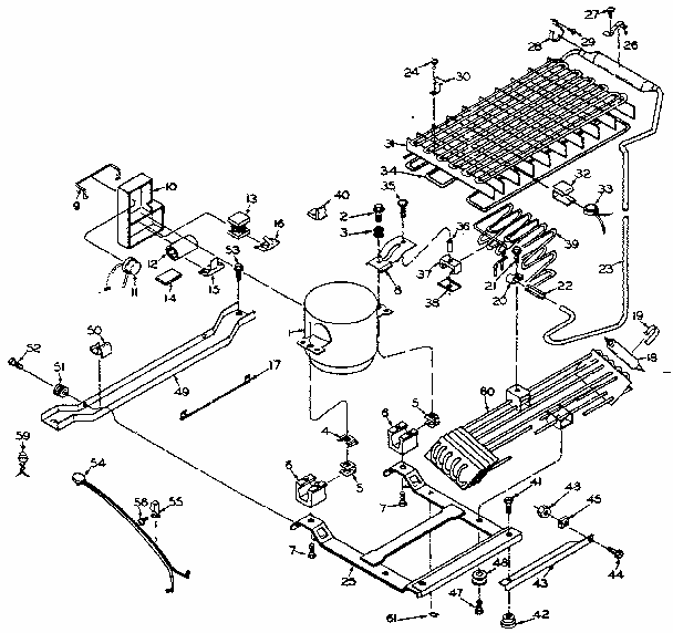 Unit Parts Diagram and Parts List for 106W14EIM5  Kenmore Refrigerator