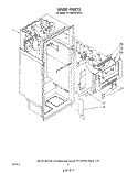 LINER Diagram and Parts List for ET18MKXPWR5  Whirlpool Refrigerator