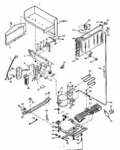 Unit Parts Diagram and Parts List for 106W18GL5  Kenmore Refrigerator