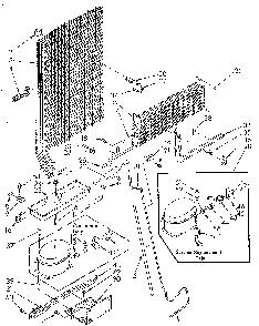 Unit Diagram and Parts List for ET18JKYSM02  Whirlpool Refrigerator