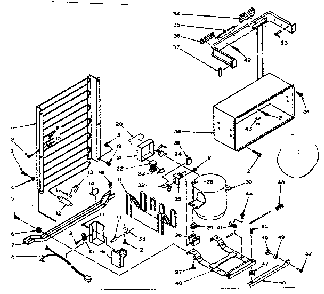 Unit Parts Diagram and Parts List for 106T14FS1  Kenmore Refrigerator
