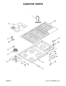 Part Location Diagram of W11684564 Whirlpool CLIP