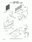 UNIT PARTS Diagram and Parts List for ET8FTEXVB02  Whirlpool Refrigerator