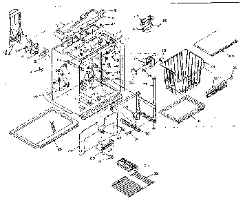 Freezer Section Parts Diagram and Parts List for 106R14GY1  Kenmore Refrigerator
