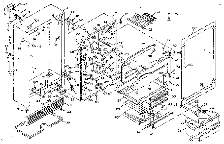 Part Location Diagram of 486270 Maytag BRACKET, GLASS, SUPT, MIDDLE