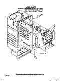LINER Diagram and Parts List for ET18NKYYN01  Whirlpool Refrigerator