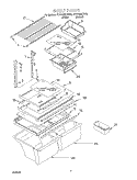 SHELF Diagram and Parts List for ET21GMXHW02  Whirlpool Refrigerator