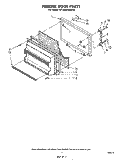 FREEZER DOOR Diagram and Parts List for ET18SCXMWR2  Whirlpool Refrigerator