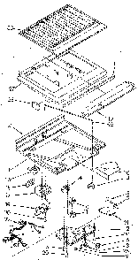 Compartment Separator Diagram and Parts List for ET18GKXSG0A  Whirlpool Refrigerator