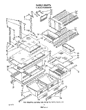 SHELF , LIT/OPTIONAL Diagram and Parts List for ET22DMXVW01  Whirlpool Refrigerator