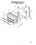FREEZER DOOR Diagram and Parts List for ET20NKXAN02  Whirlpool Refrigerator