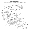 CONTROL Diagram and Parts List for GS2SHAXLB02  Whirlpool Refrigerator