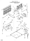 UNIT Diagram and Parts List for ET18PKXFN01  Whirlpool Refrigerator