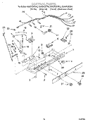 CONTROL Diagram and Parts List for GS5SHGXKB00  Whirlpool Refrigerator