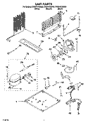 UNIT PARTS Diagram and Parts List for ET8MHKXMB00  Whirlpool Refrigerator