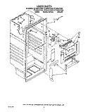 LINER Diagram and Parts List for ET18NKXYN00  Whirlpool Refrigerator