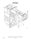 LINER Diagram and Parts List for ET18SCXRWR1  Whirlpool Refrigerator