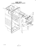 LINER Diagram and Parts List for ET18JKXMWR0  Whirlpool Refrigerator