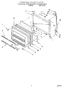 FREEZER DOOR Diagram and Parts List for ET20NKXAN01  Whirlpool Refrigerator