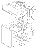 DOOR Diagram and Parts List for ET18NMXJW00  Whirlpool Refrigerator