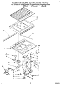 COMPARTMENT SEPARATOR Diagram and Parts List for ET22DKXAW03  Whirlpool Refrigerator