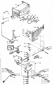 Refrigerator Unit Parts Diagram and Parts List for 106M10T-F  Kenmore Refrigerator