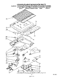 COMPARTMENT SEPARATOR Diagram and Parts List for ET18JKYSW09  Whirlpool Refrigerator
