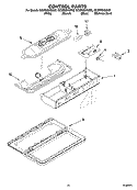 CONTROL PARTS Diagram and Parts List for GC3PHEXNB02  Whirlpool Refrigerator