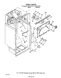 LINER Diagram and Parts List for ET22DKXWW01  Whirlpool Refrigerator