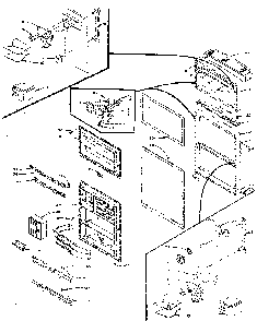 Refrigerator Door Parts Diagram and Parts List for 106M12DL-F  Kenmore Refrigerator